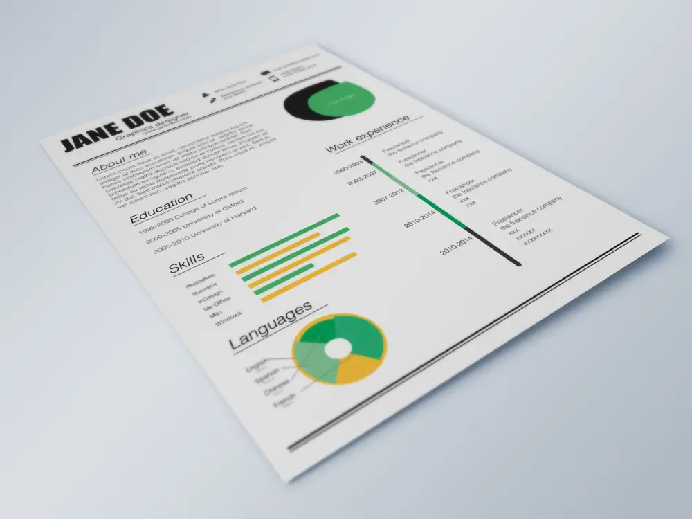 Fresh Resume Template - AI