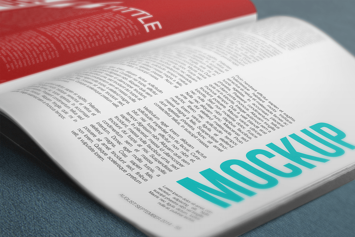 4K Magazine Ultra Realistic Mockups Free PSD Download