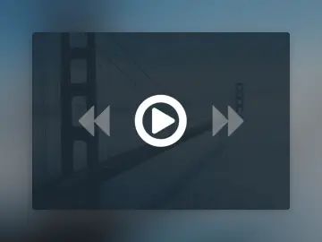 Free Minimal Video Player UI PSD Download