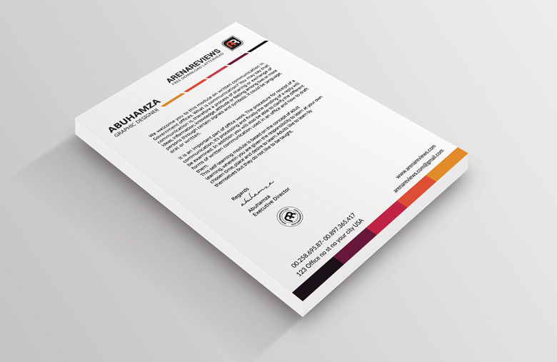 12 Free Letterhead Templates In Psd Ms Word And Pdf Format Psd Templates Blog