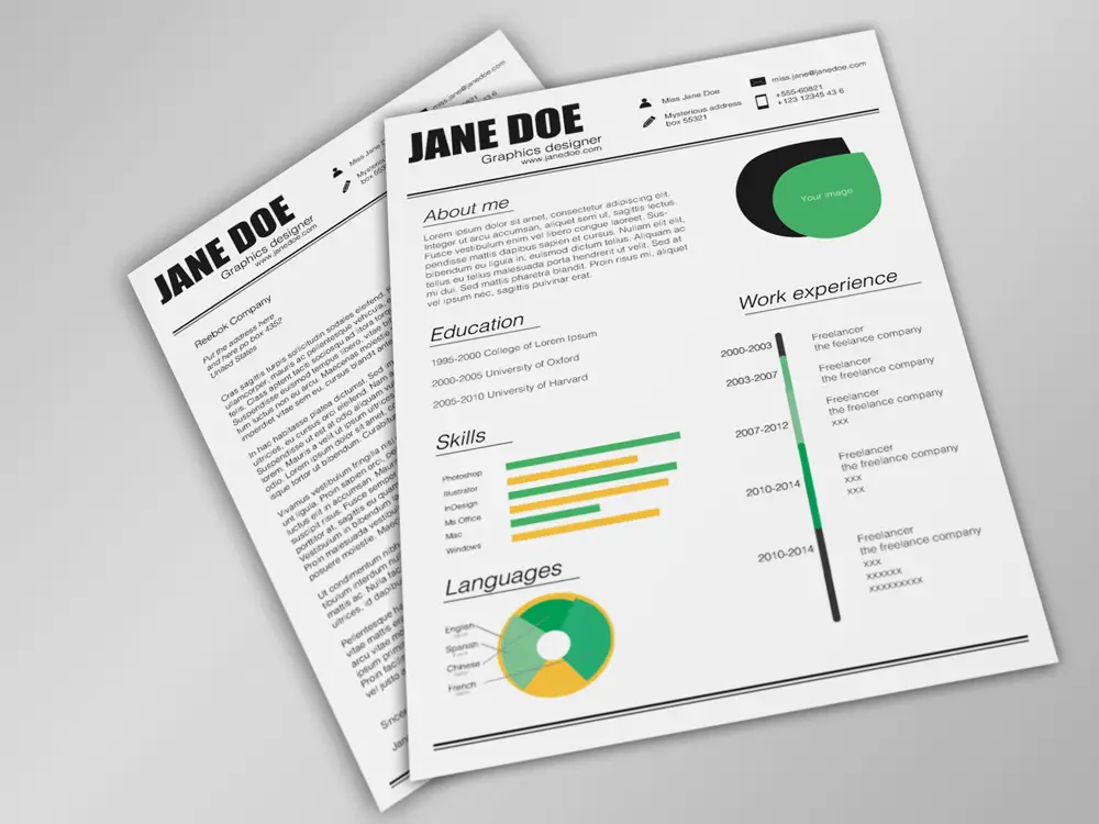 Fresh Resume Template - AI