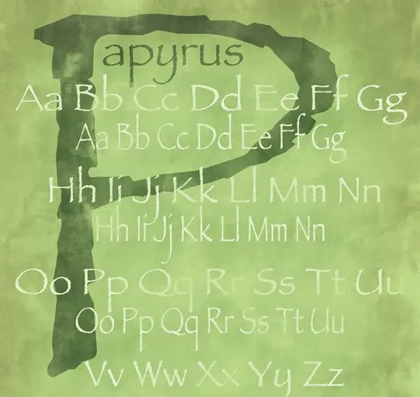 Papyrus Font