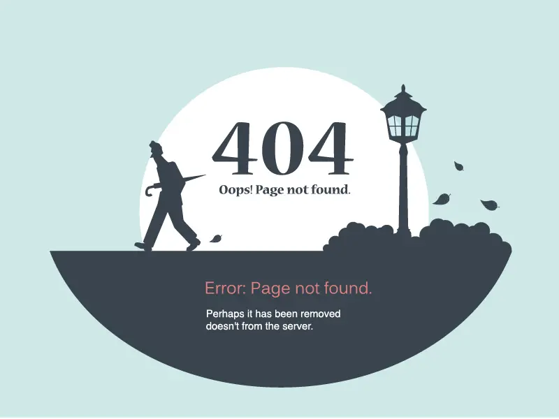 404 Error Page Illustration