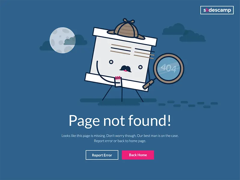 404 Error Page Illustration