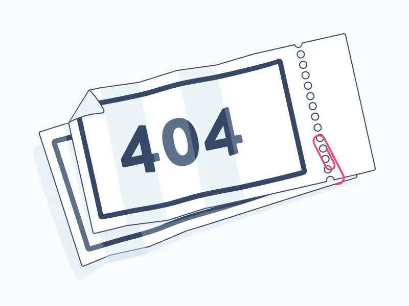 404 Error Page Illustration