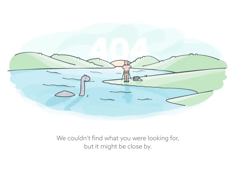 404 Error Page Illustration