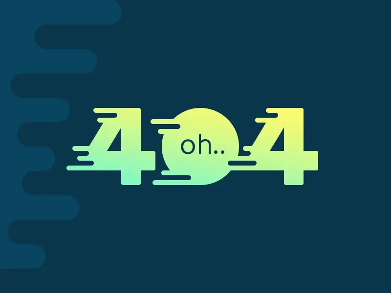 404 Error Page Illustration