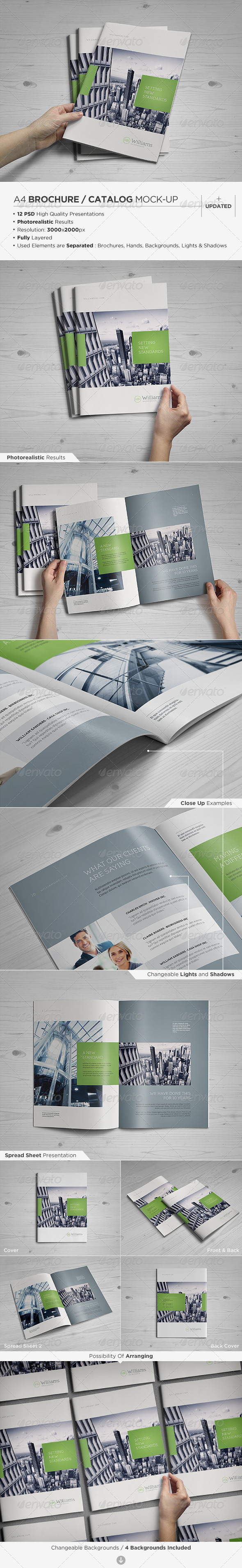 A4 Brochure / Catalog Mock-Up