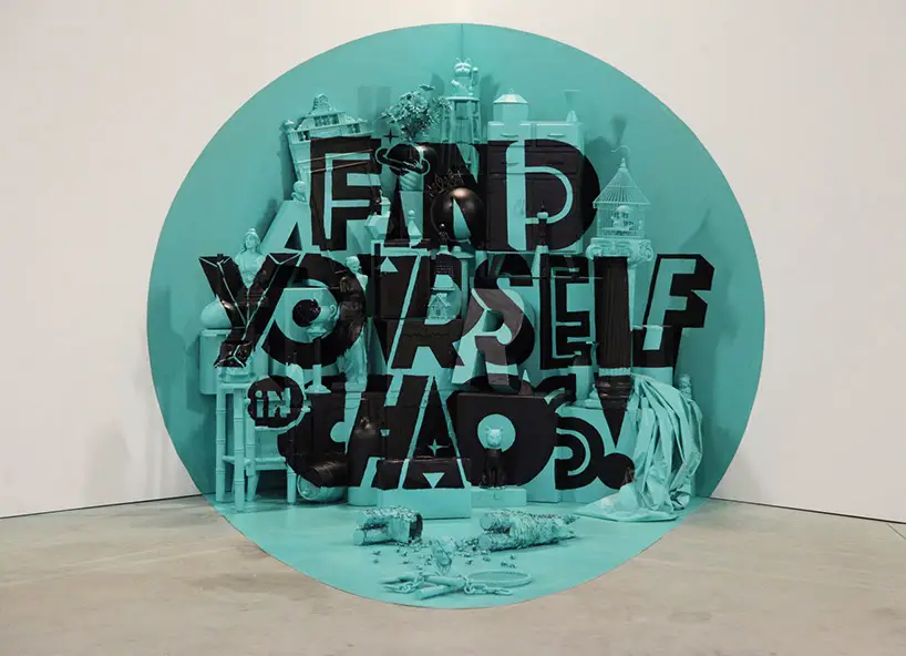 Anamorphic typography