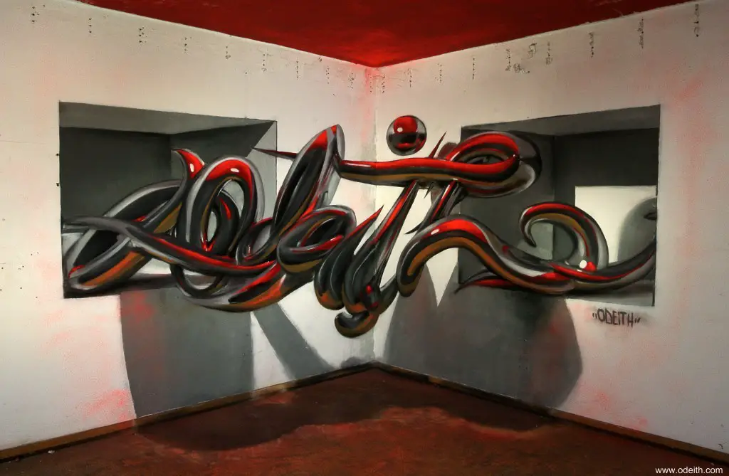 Anamorphic typography