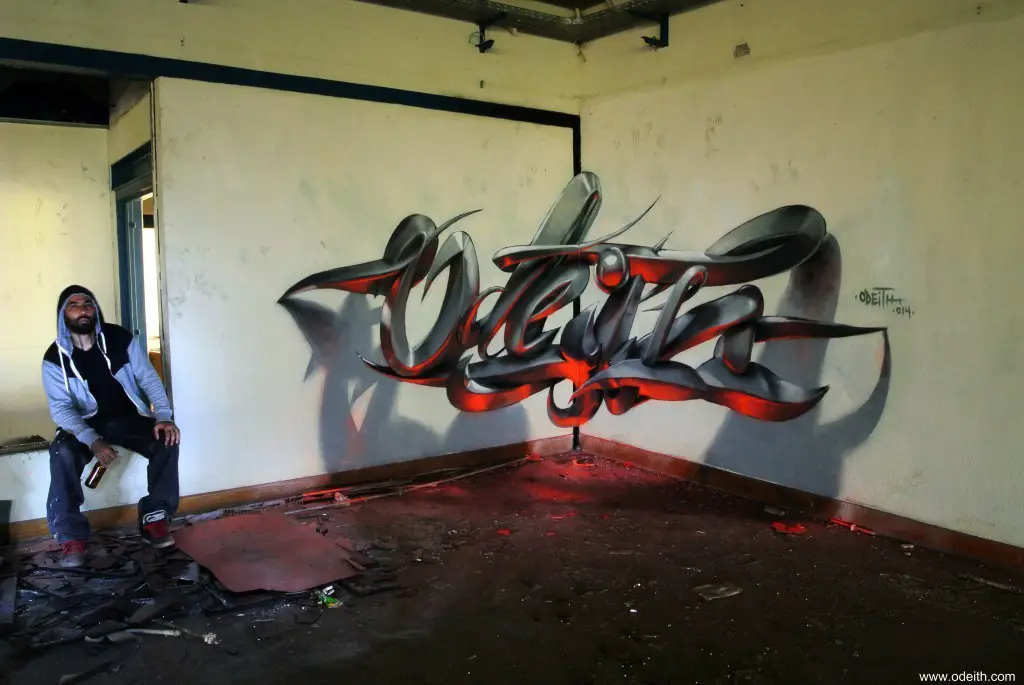 Anamorphic typography