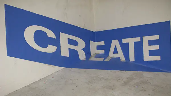 Anamorphic typography