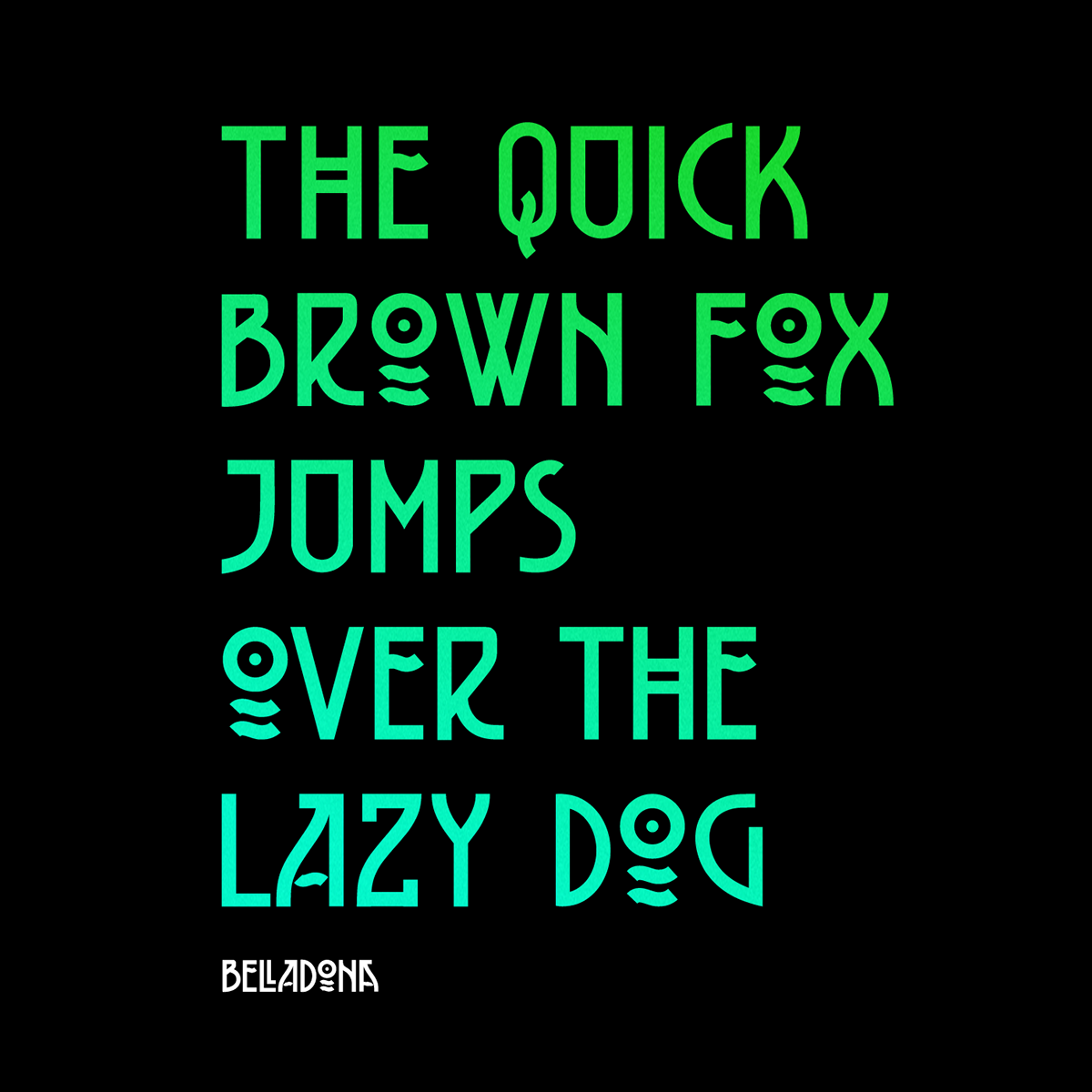 BELLADONA Font