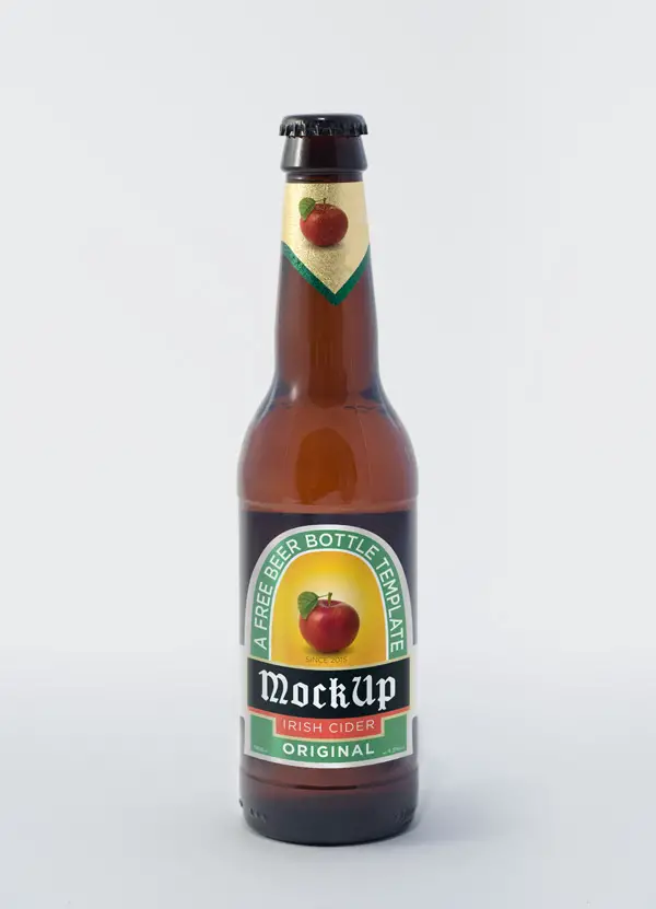Beer Bottle PSD MockUp