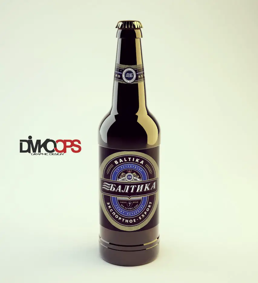 Bottle Beer Free mockup PSD