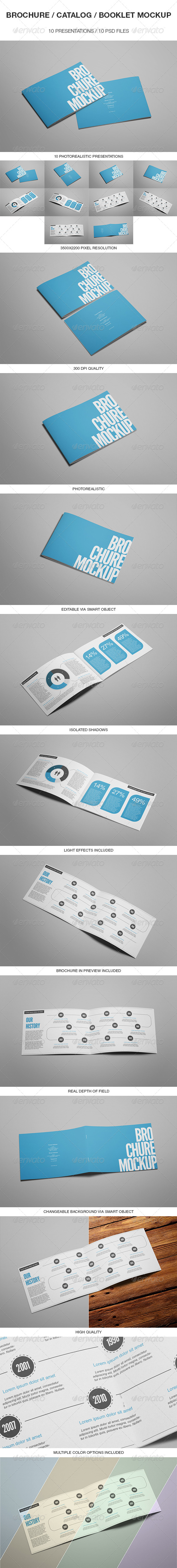 Brochure Catalog Booklet Mockup