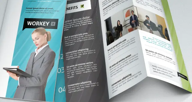 Corporate Tri Fold Brochure Template