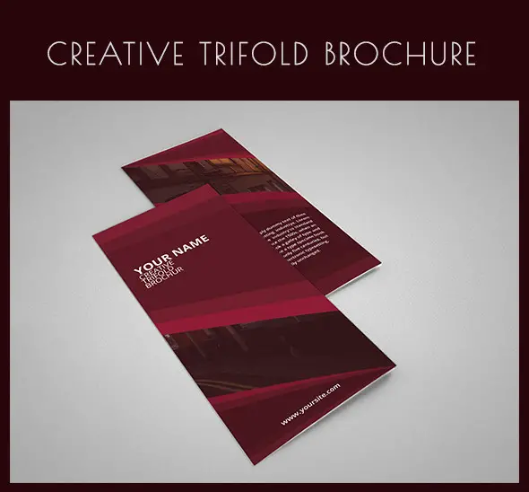 Creative Tri-fold Brochure Template PSD