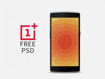 Free OnePlus Phone PSD Mockup
