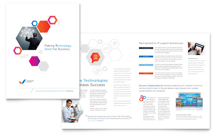 Free Technology Brochure Template