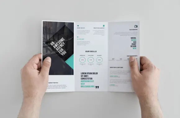 Free Tri-fold Corporate Brochure Template
