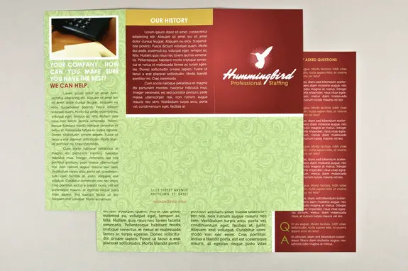 General Tri-Fold Business Brochure InDesign Template