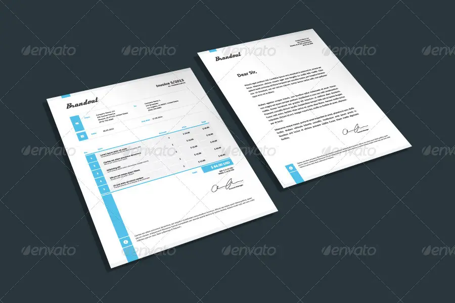 Invoice & Letter Templates III