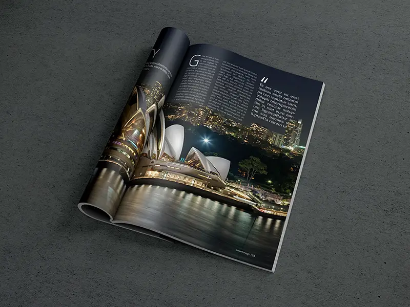 Magazine PSD Mockup