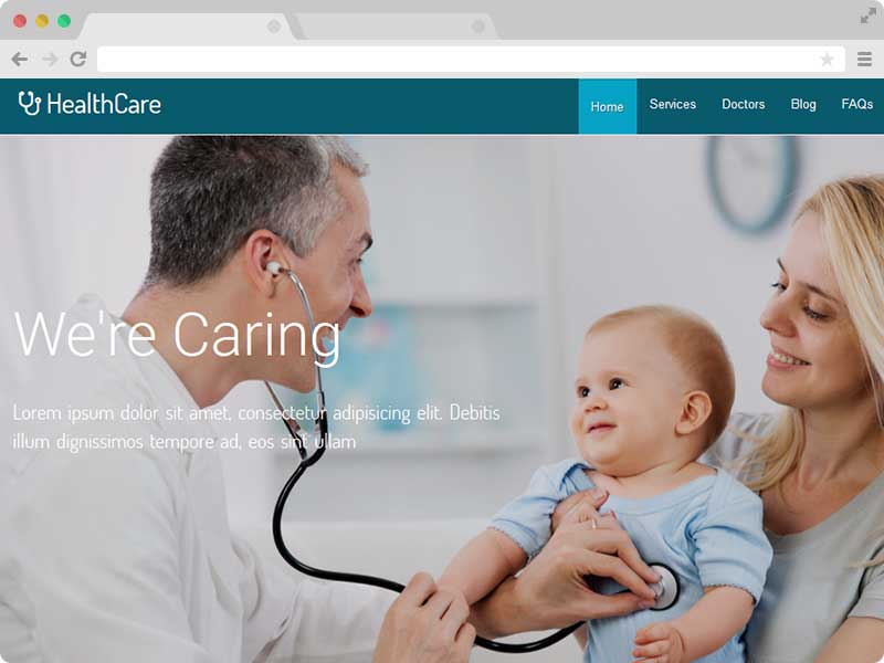 Medical Hospital Responsive HTML5 Templates with Bootstrap