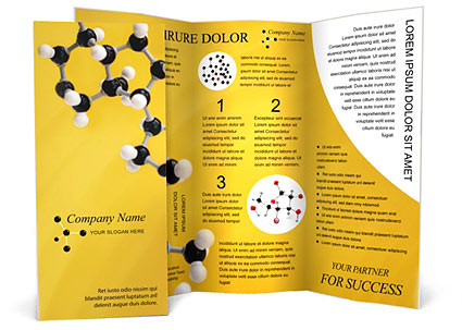 Molecular Model Brochure Template