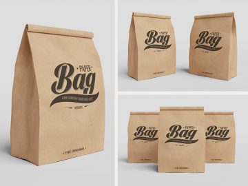 Paper Bag Mockup