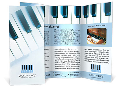 Piano Brochure Template