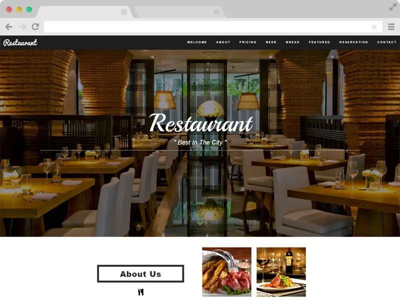 Restaurant - A Free Restaurant Cafe HTML5 Template with Bootstrap 3