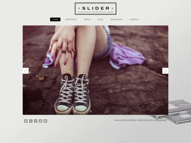 Slider WordPress Portfolio Theme