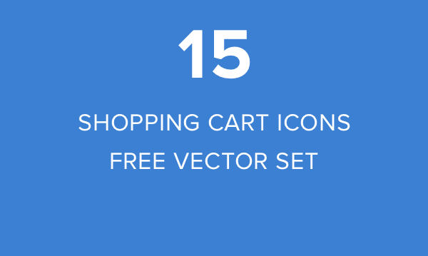 Vector Shopping Cart Icons Set - Free Download