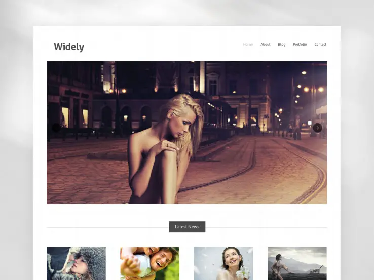 Widely WordPress Portfolio Theme