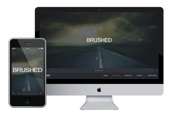 brushed-responsive-html5-template