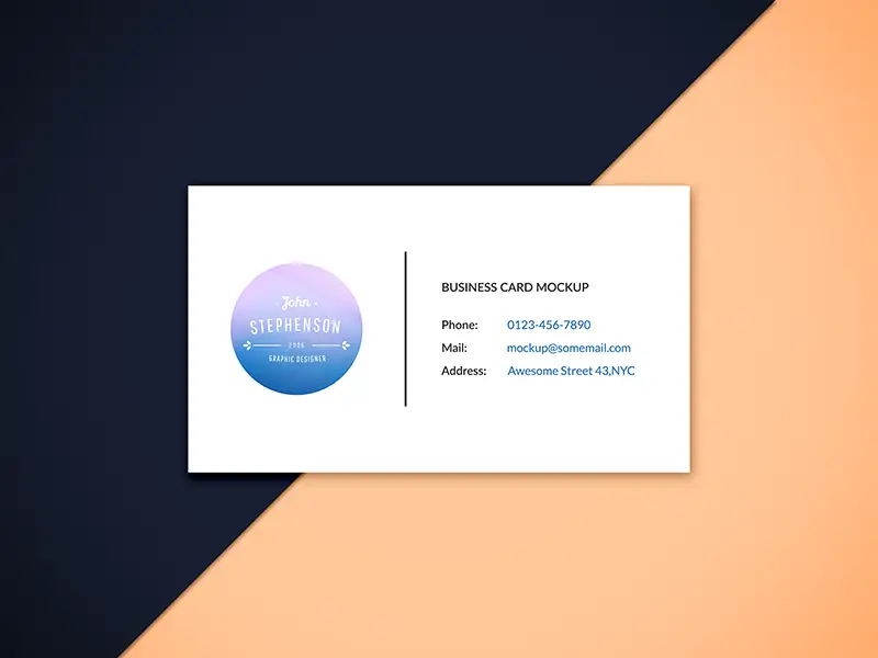 Business Card Mockup