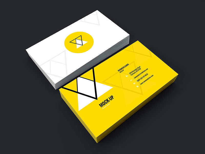 Business Card Mockup PSD