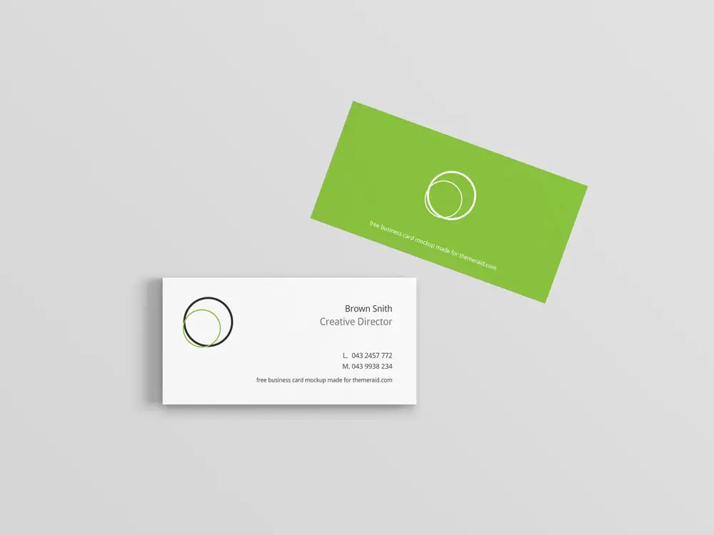 Business Card Mockup PSD