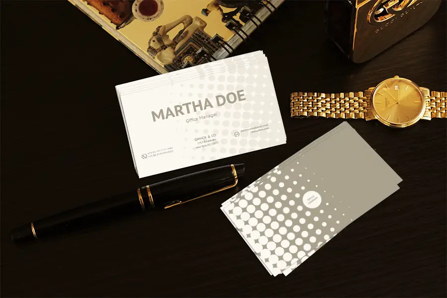 Business Card Mockup PSD