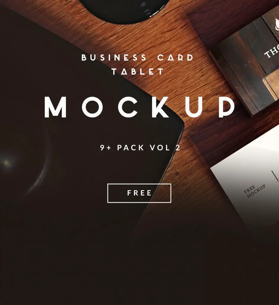 Business Card Mockups PSD