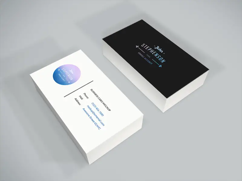 Business Card PSD Mockup