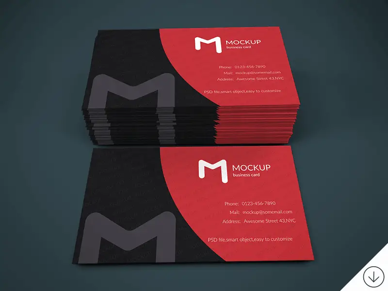 Business Cards Mockup PSD