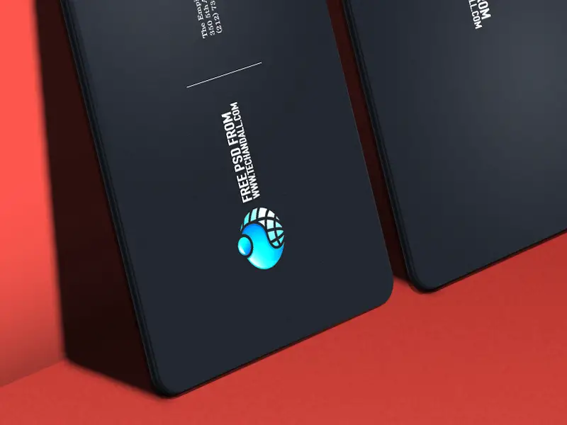 Business card Showcase Mockup