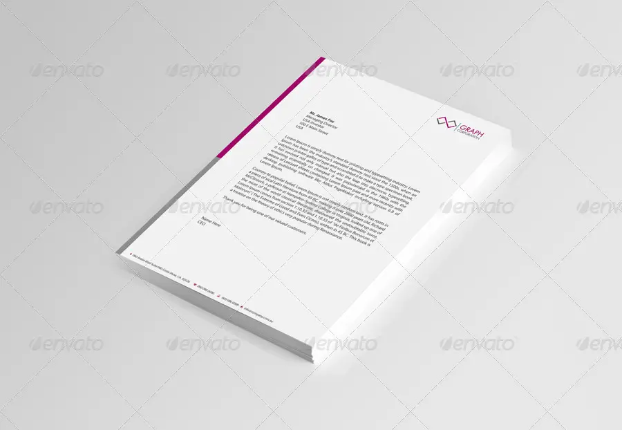 Corporate Letterhead Templates