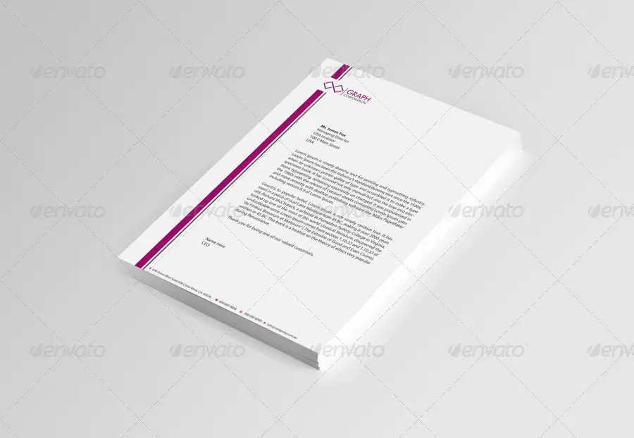 Corporate Letterhead Templates