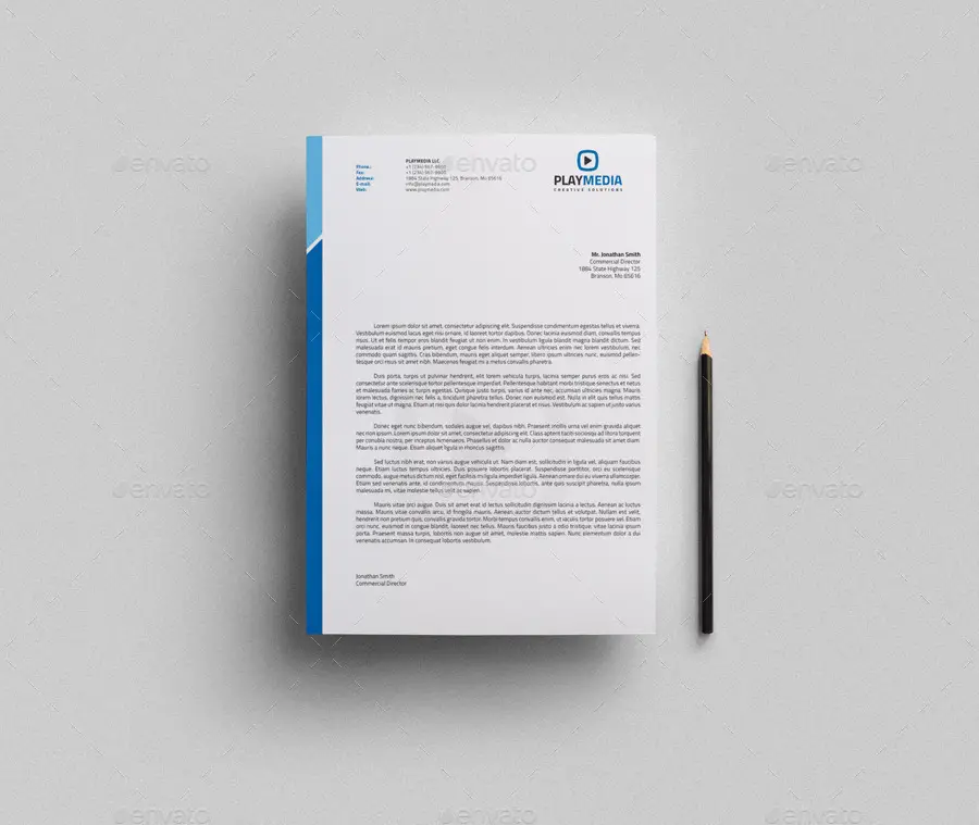 Corporate Letterhead Vol.2 with MS Word Doc