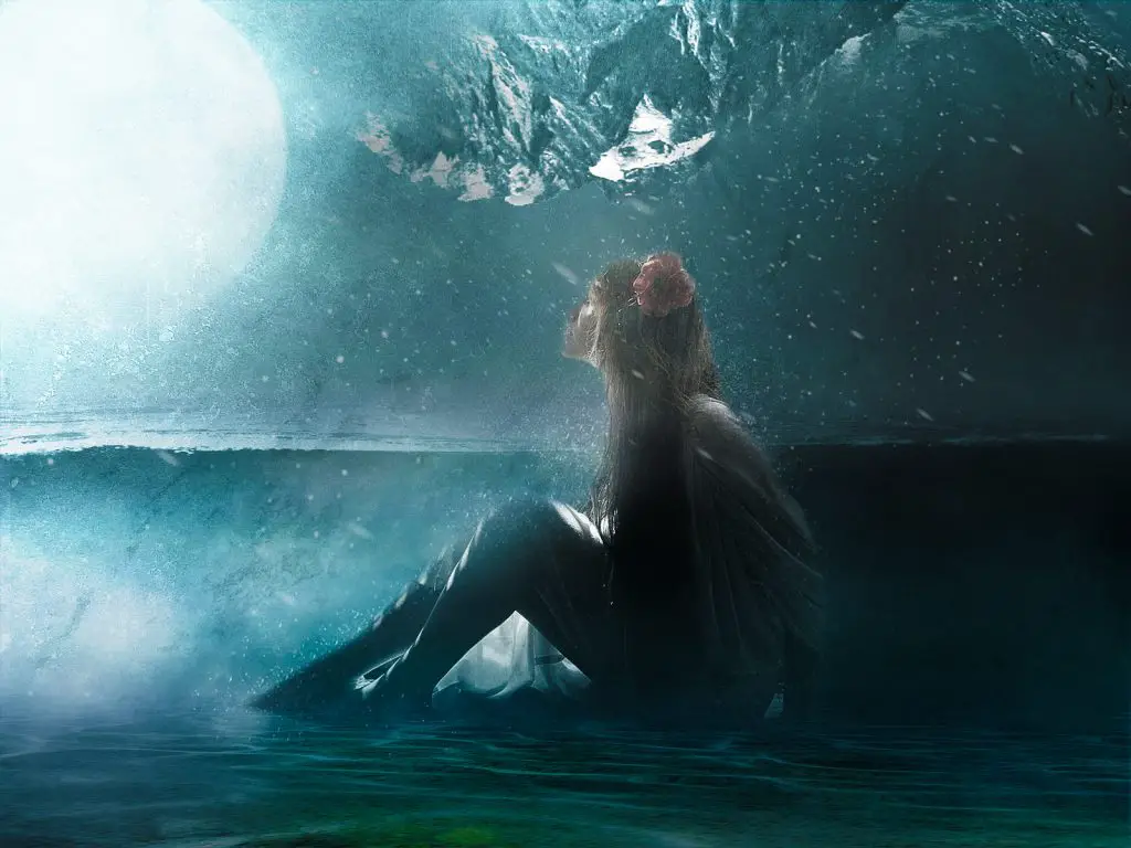 Create Surreal Lady in Water Scene in Photoshop
