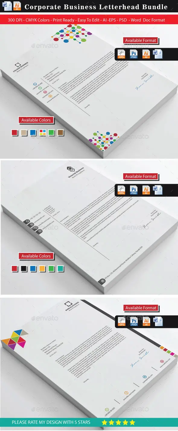 Creative Letterhead Bundle